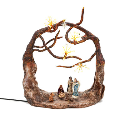Country-style Holy Family Scene Decorations Birth Scene Decorations for the Holy Family     Suitable for use in indoor living rooms and tea rooms.