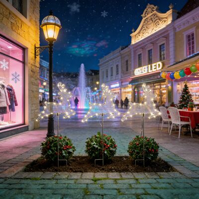 Decorative Lights 18 Inches Outdoor Iron Art Decorative Lights Suitable for Garden Patio Yard Pathway Landscape Lighting