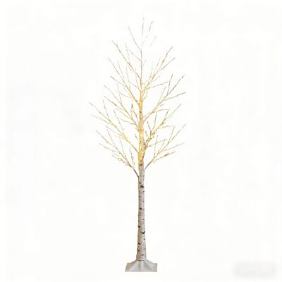 glowing birch tree table/floor lamp – new year home & entertainment ambient essential